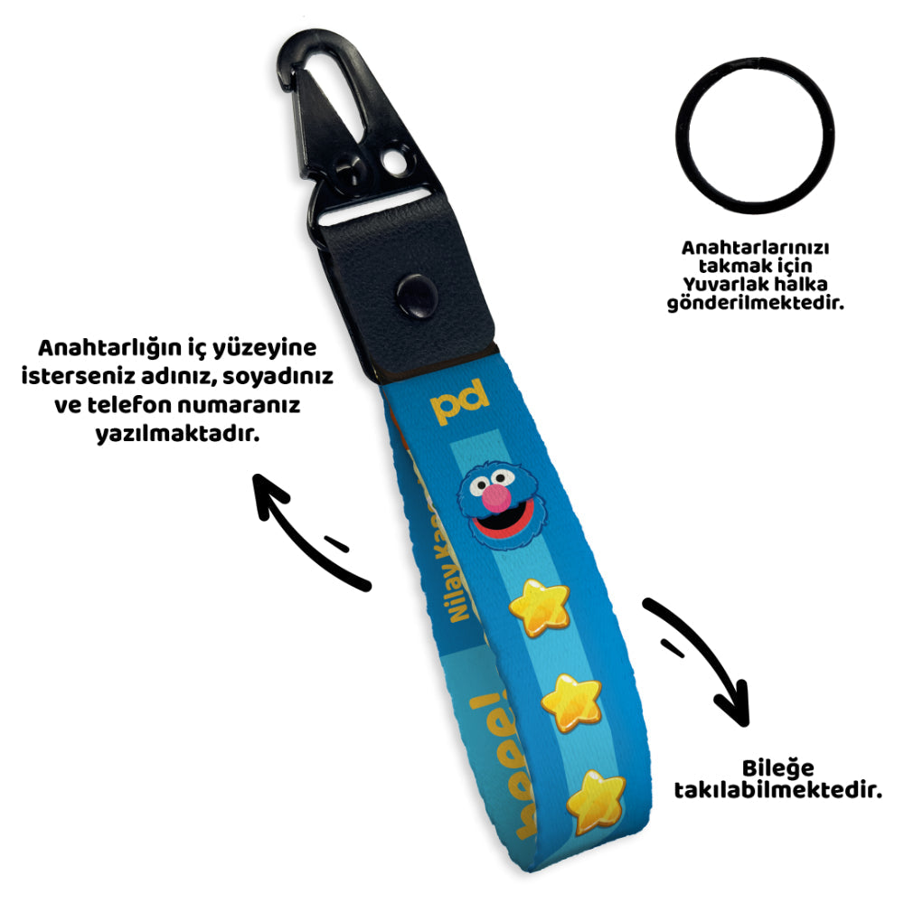 Grover | Anahtarlık - Evcil hayvanlar için mükemmel bir ürün.