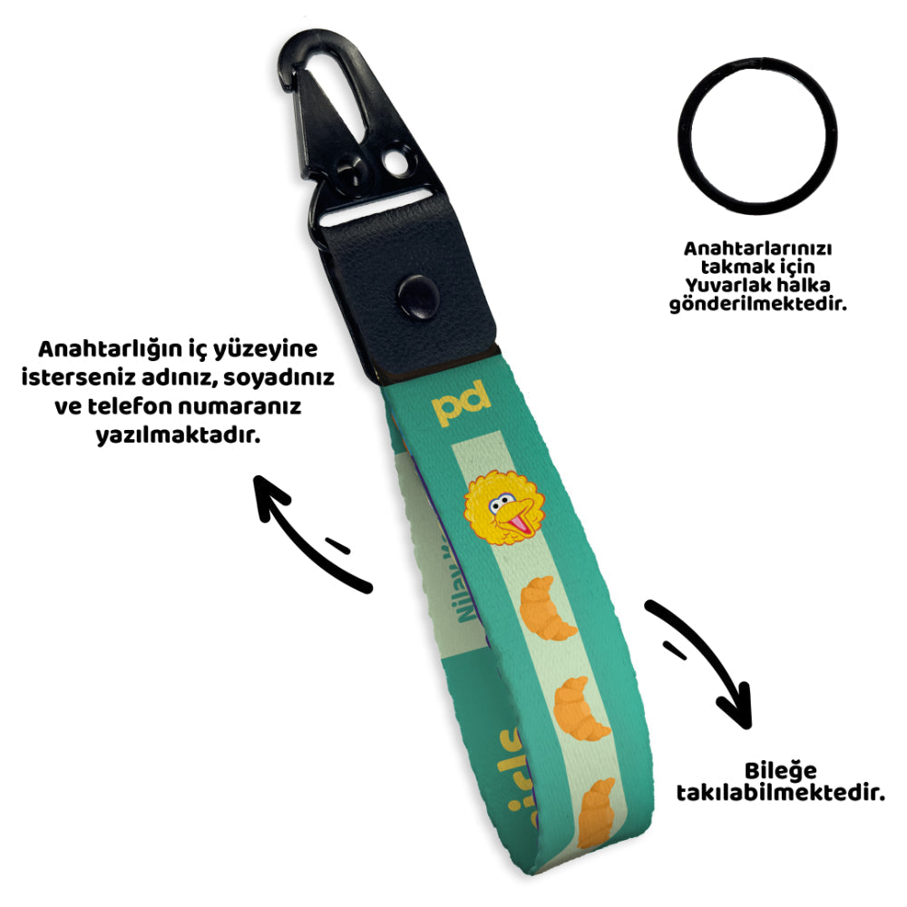 Big Bird | Anahtarlık - Evcil hayvanlar için mükemmel bir ürün.