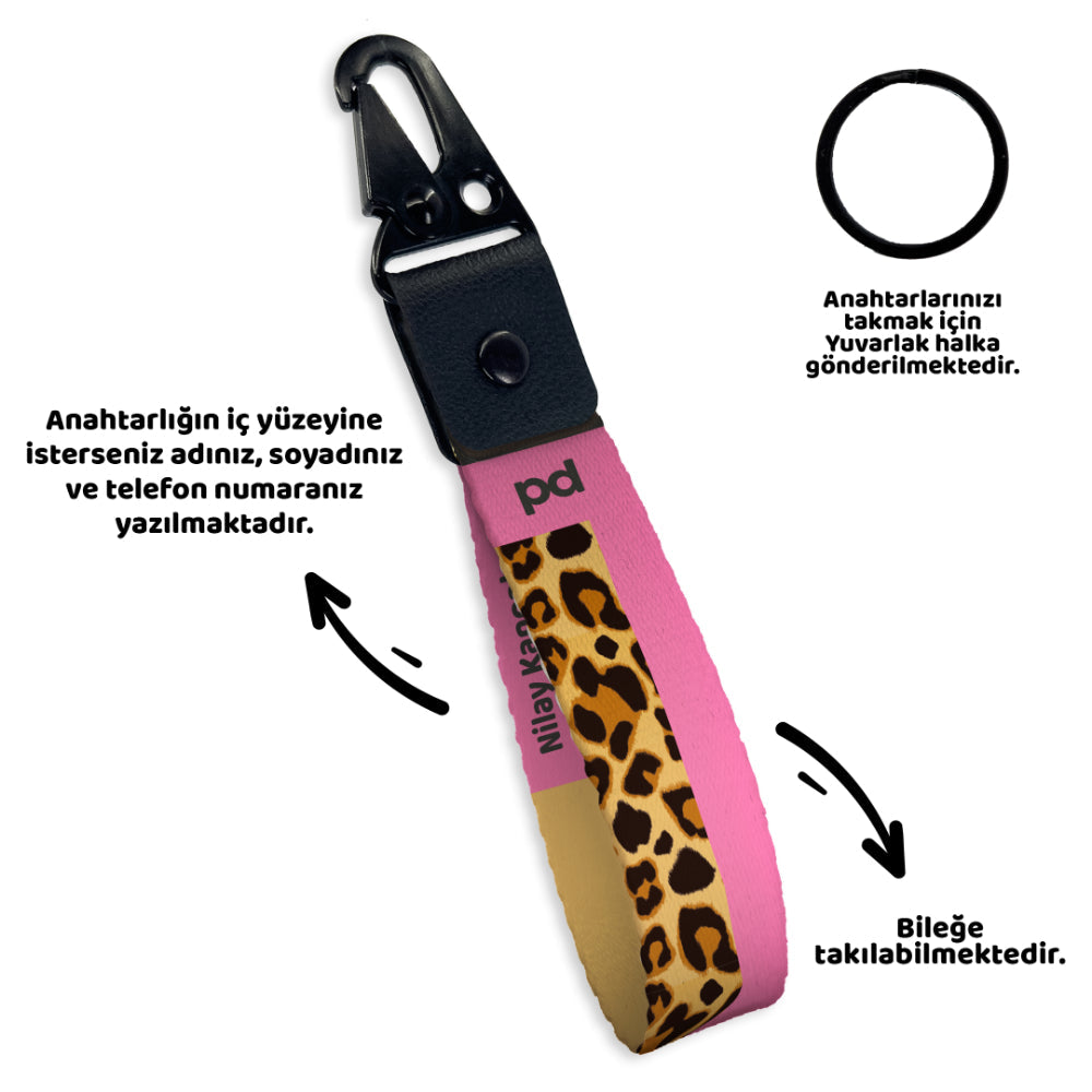 Leopard | Anahtarlık - Evcil hayvanlar için mükemmel bir ürün.