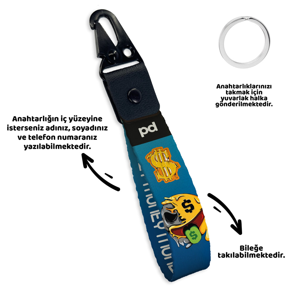 Money Psycho | Anahtarlık - Evcil hayvanlar için mükemmel bir ürün.