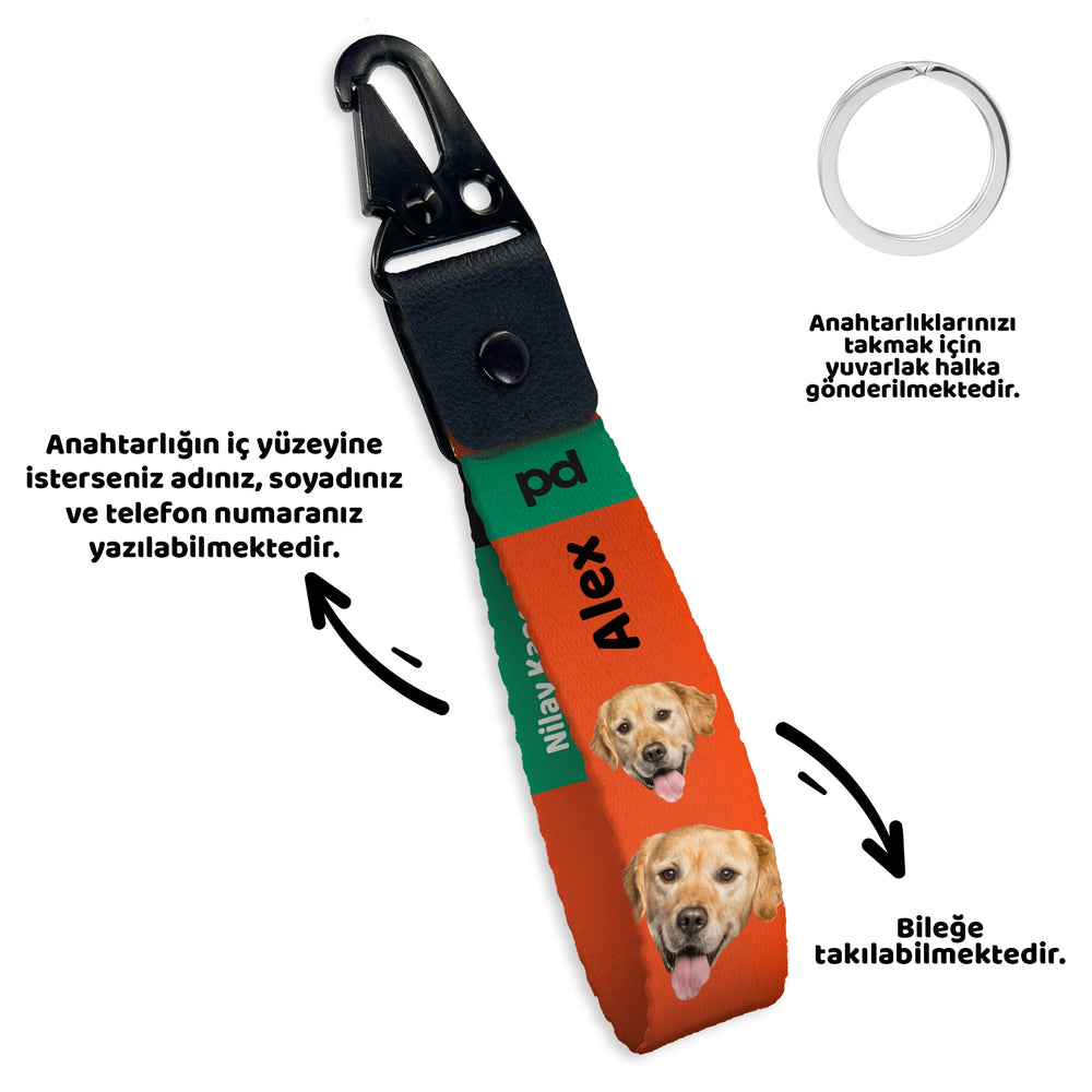 Vesikalık Turuncu | Anahtarlık - Evcil hayvanlar için mükemmel bir ürün.