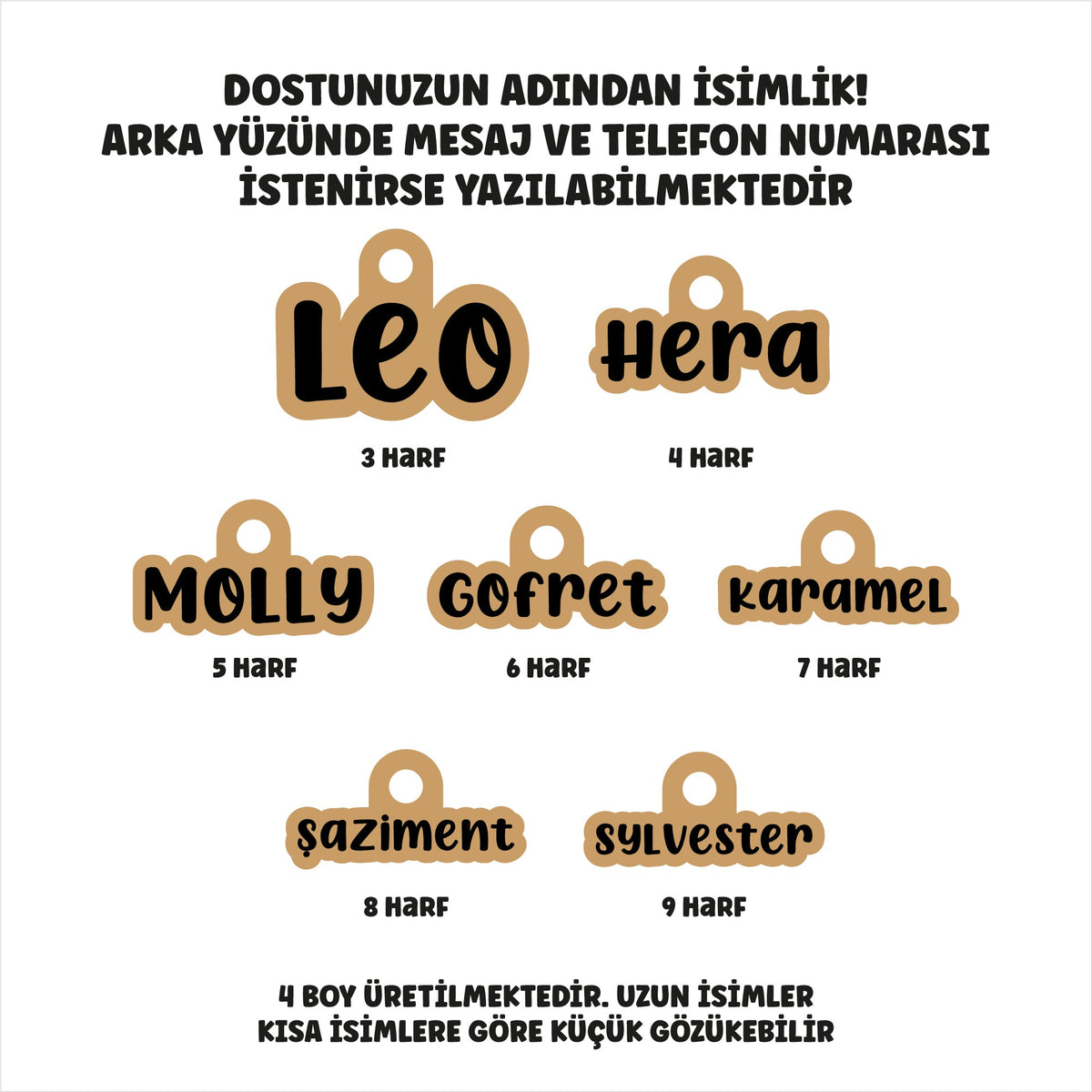 Kahverengi | Ada Özel Tasarım Künye