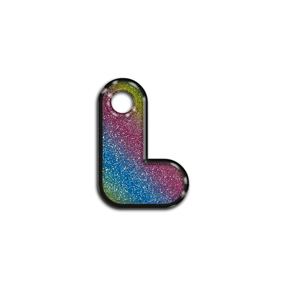 L Harfi Rounded Rainbow | İsimlik