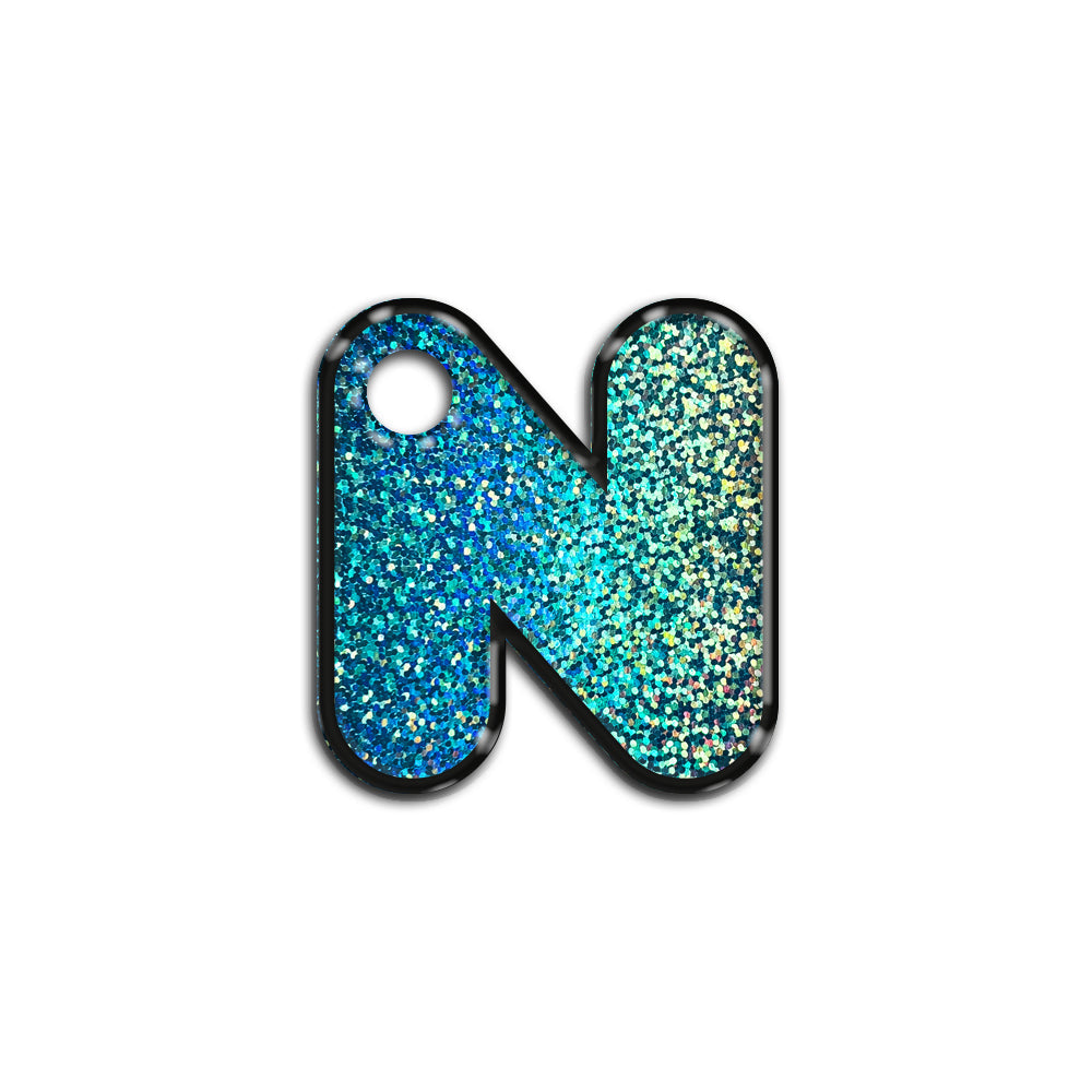 N Harfi Rounded Blue Holo | ID Tag