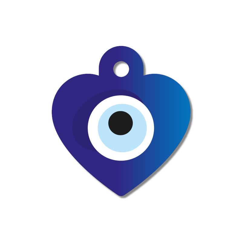 Nazar Boncuğu Kalp TFX TagsForever