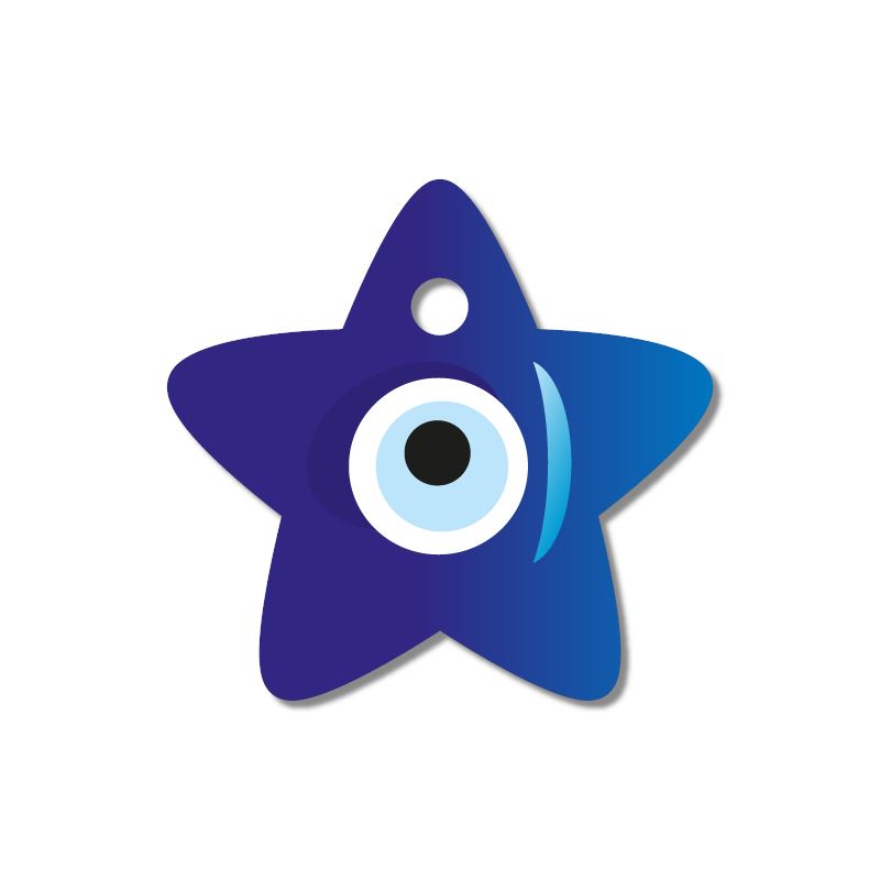 Nazar Boncuğu Yıldız TFX TagsForever