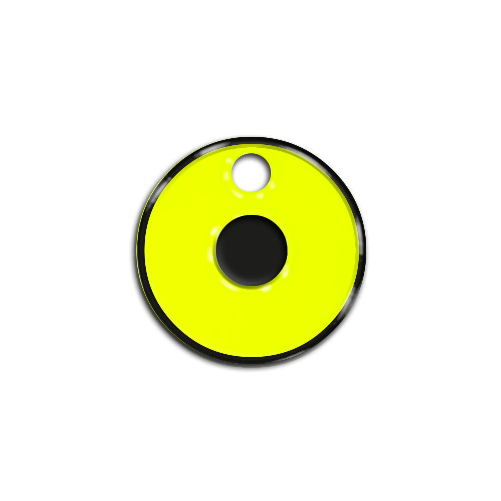 O Harfi Rounded Sarı Neon | İsimlik