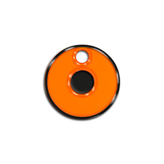 O Harfi Rounded Orange Neon | ID Tag