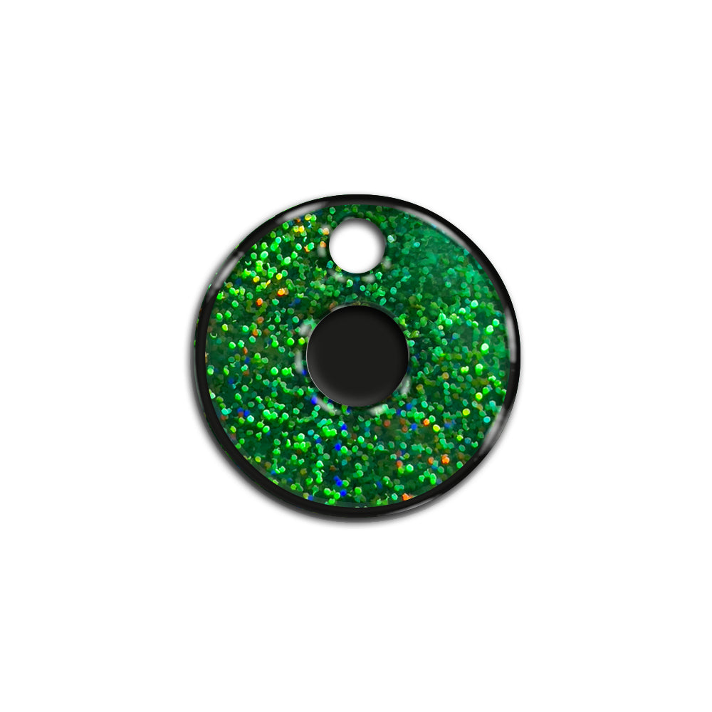 O Harfi Rounded Green Holo | ID Tag