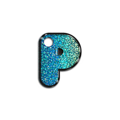 P Harfi Rounded Blue Holo | ID Tag