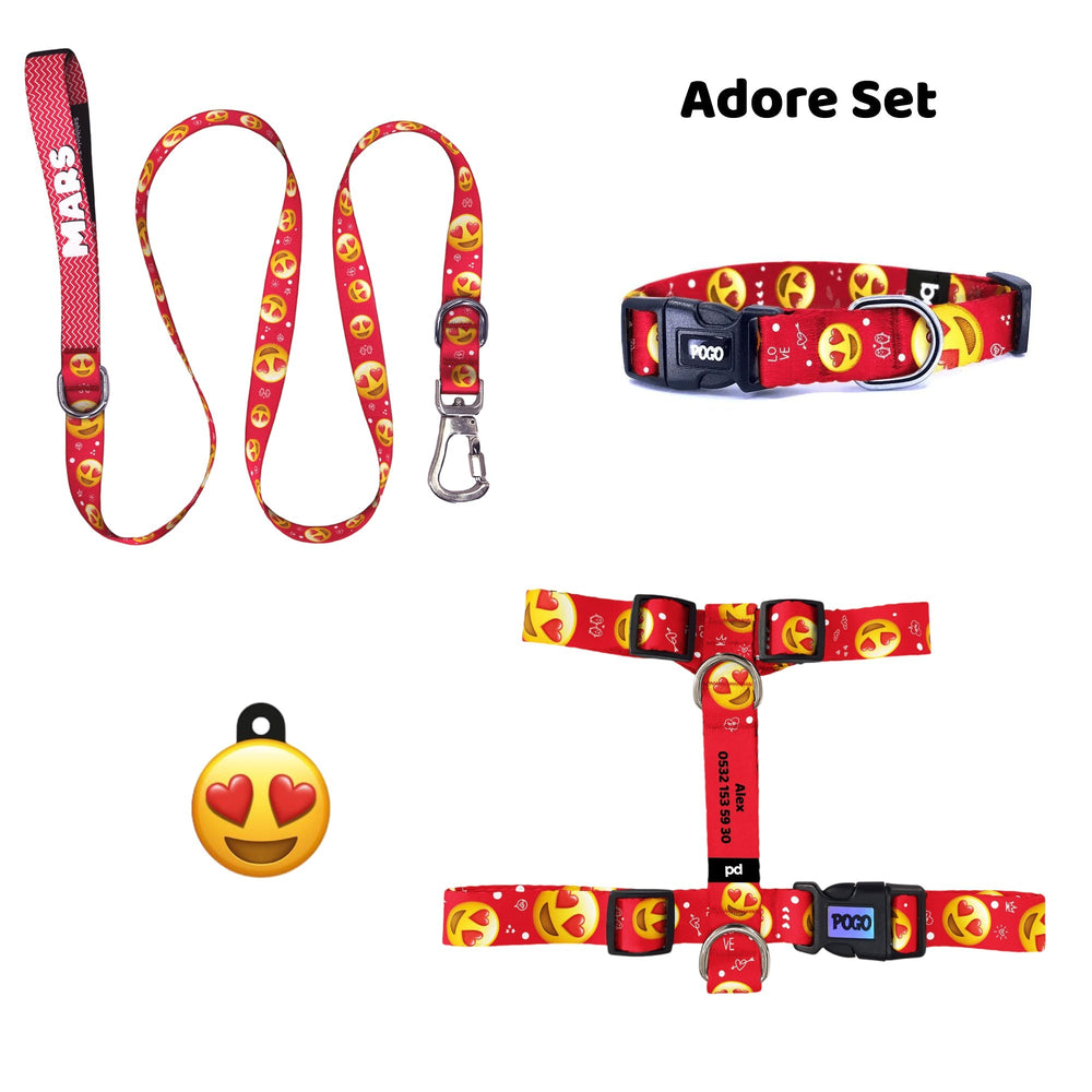 Adore | Tasma ve Künye Seti - Evcil hayvanlar için mükemmel bir ürün.