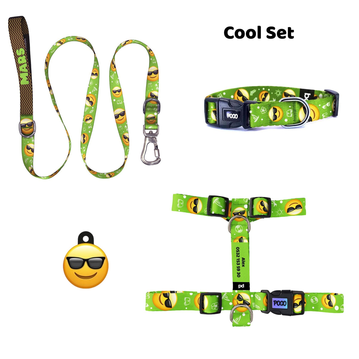 Cool | Tasma ve Künye Seti - Evcil hayvanlar için mükemmel bir ürün.