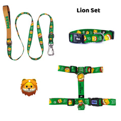 Lion | Tasma ve Künye Seti - Evcil hayvanlar için mükemmel bir ürün.