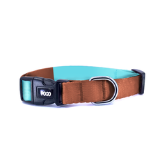 Brown Teal | Dog Collar