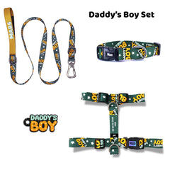 Daddy's Boy | Tasma ve Künye Seti - Evcil hayvanlar için mükemmel bir ürün.