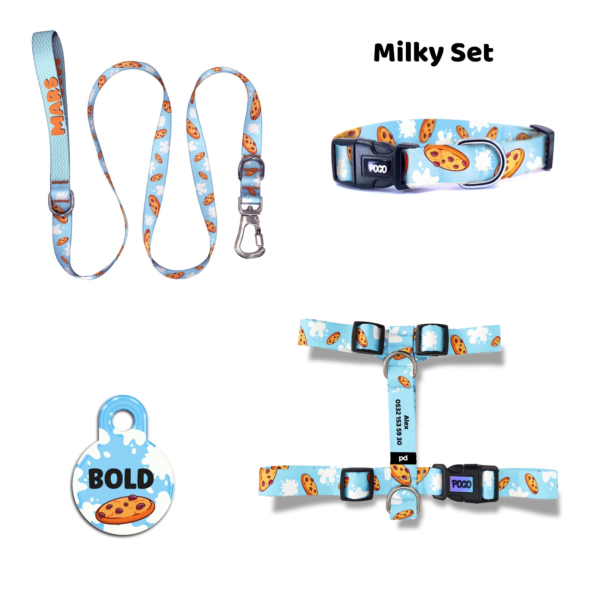 Milky | Tasma ve Künye Seti