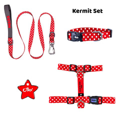 PolkaPop | Tasma ve Künye Seti - Evcil hayvanlar için mükemmel bir ürün.