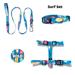 Surf | Dog Collar Set