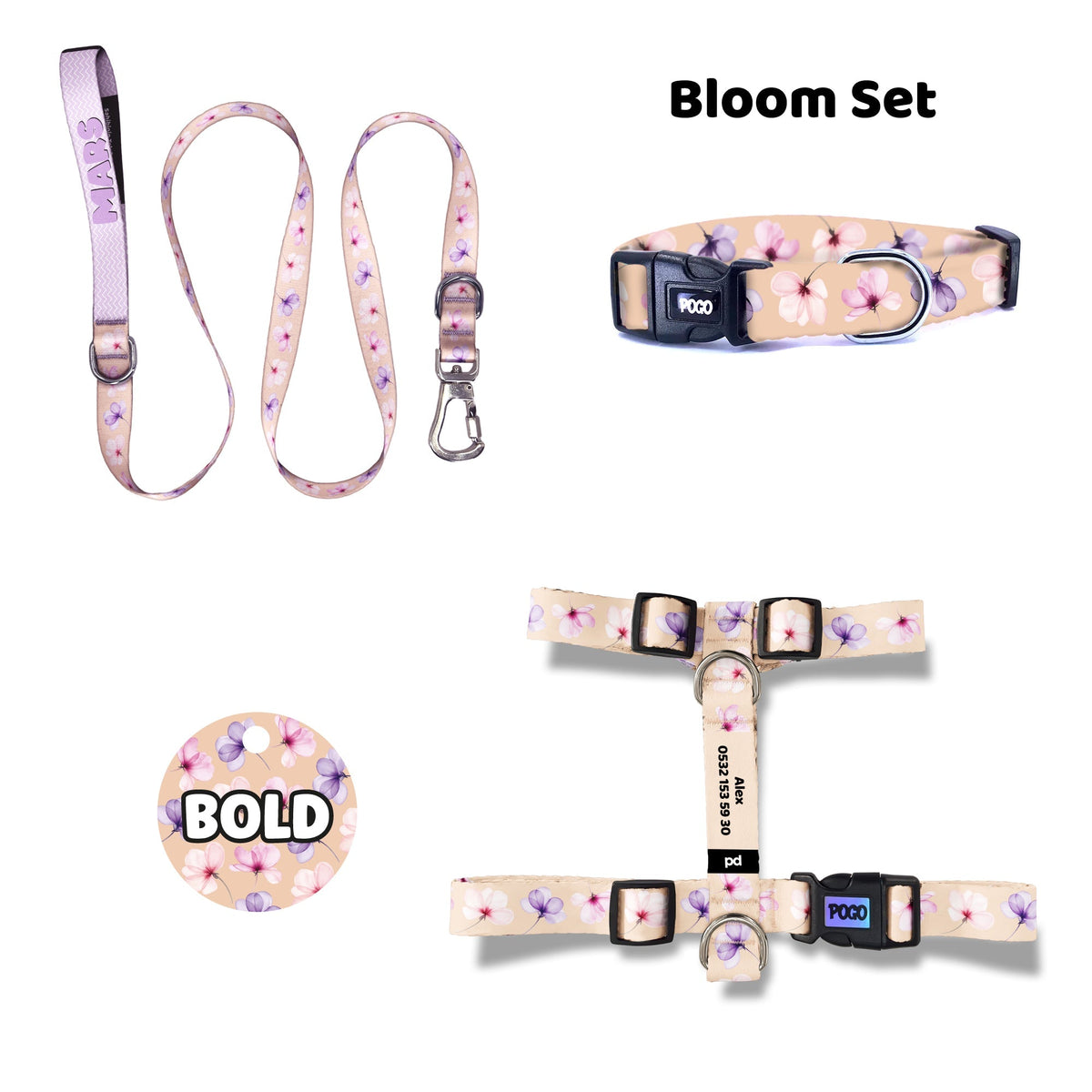 Bloom | Dog Collar Set
