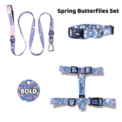 Spring Butterflies | Dog Collar Set