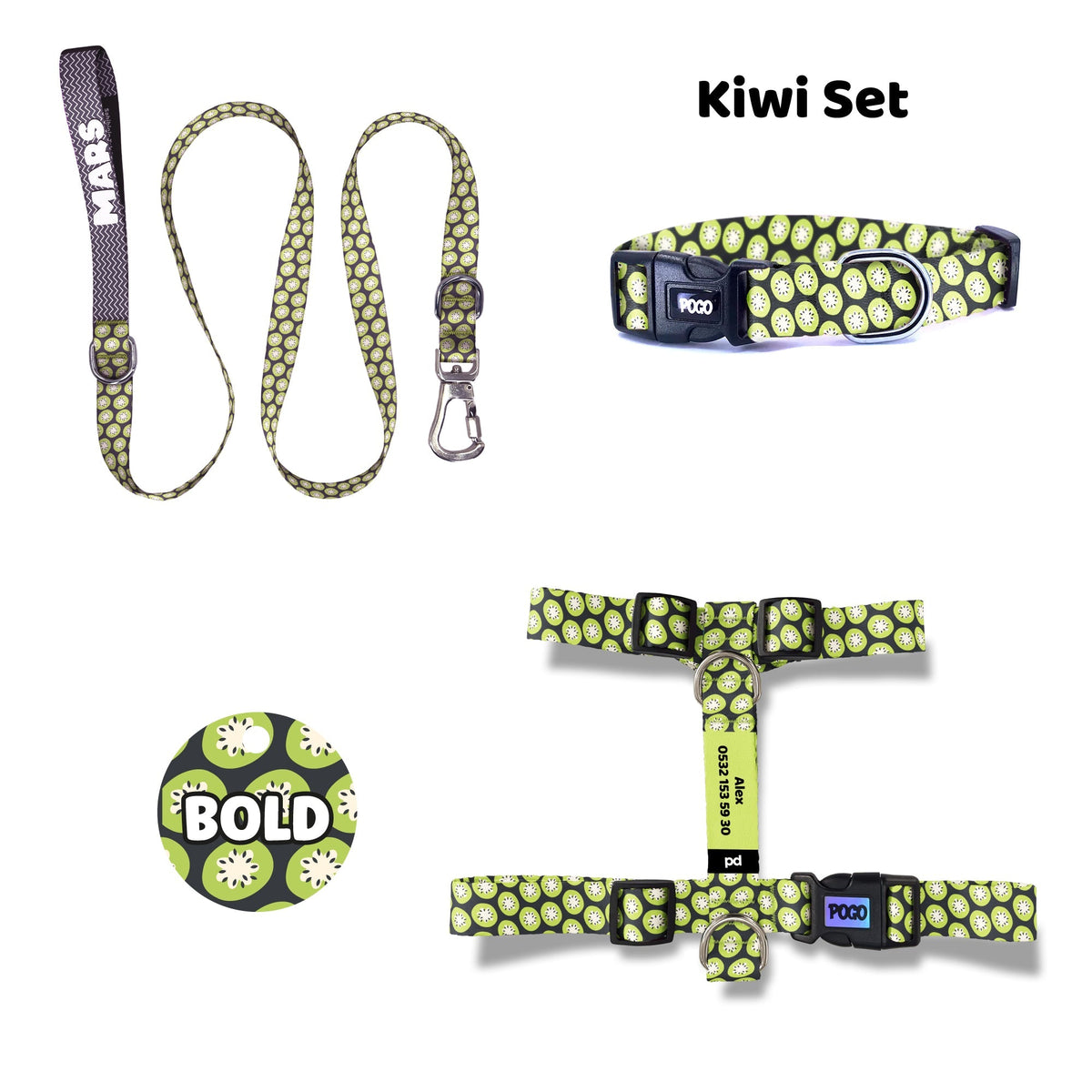 Kiwi | Tasma ve Künye Seti