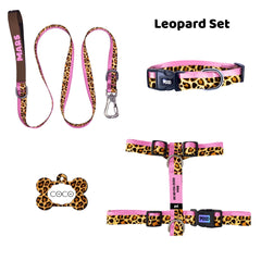 Leopard | Tasma ve Künye Seti - Evcil hayvanlar için mükemmel bir ürün.