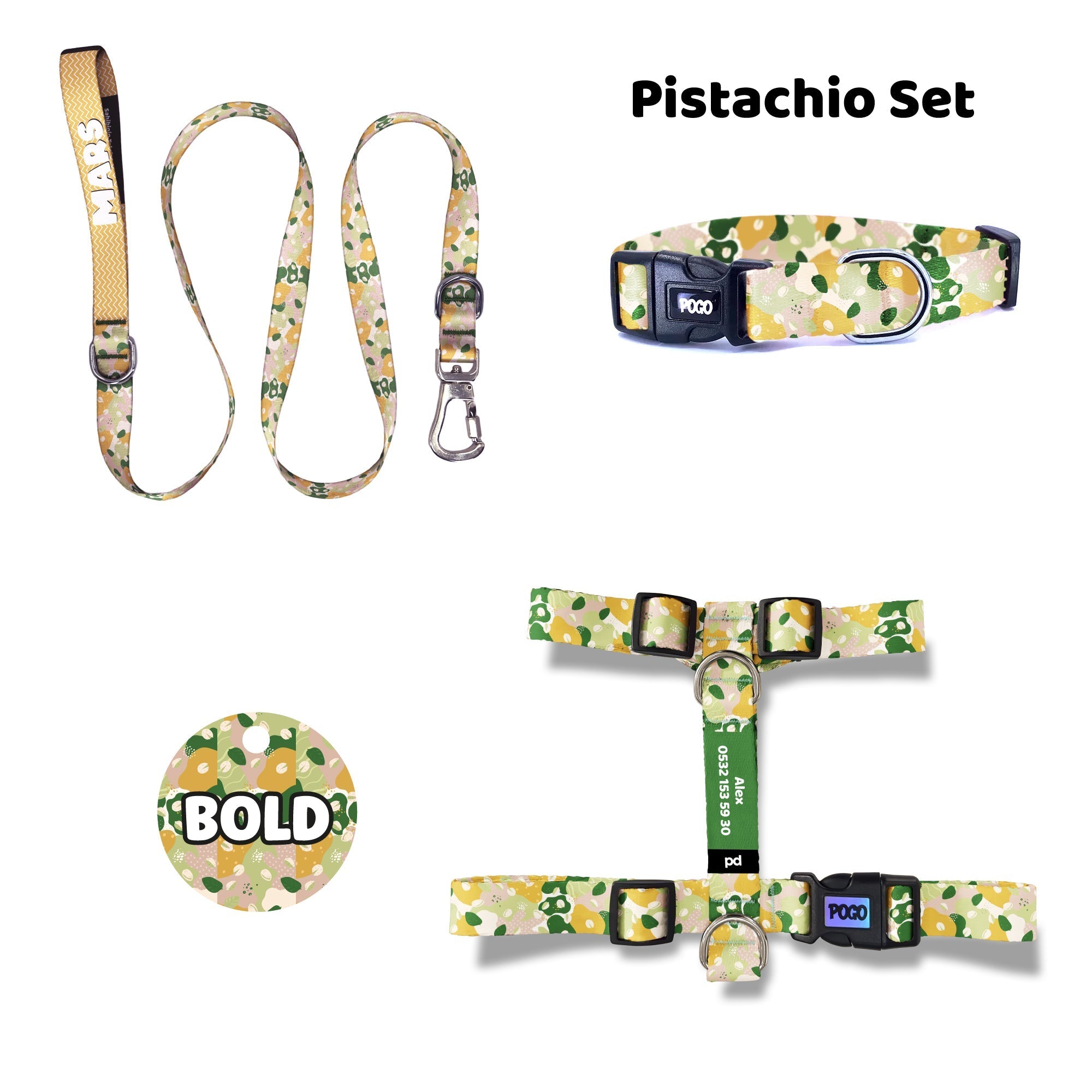 Pistachio | Dog Collar Set