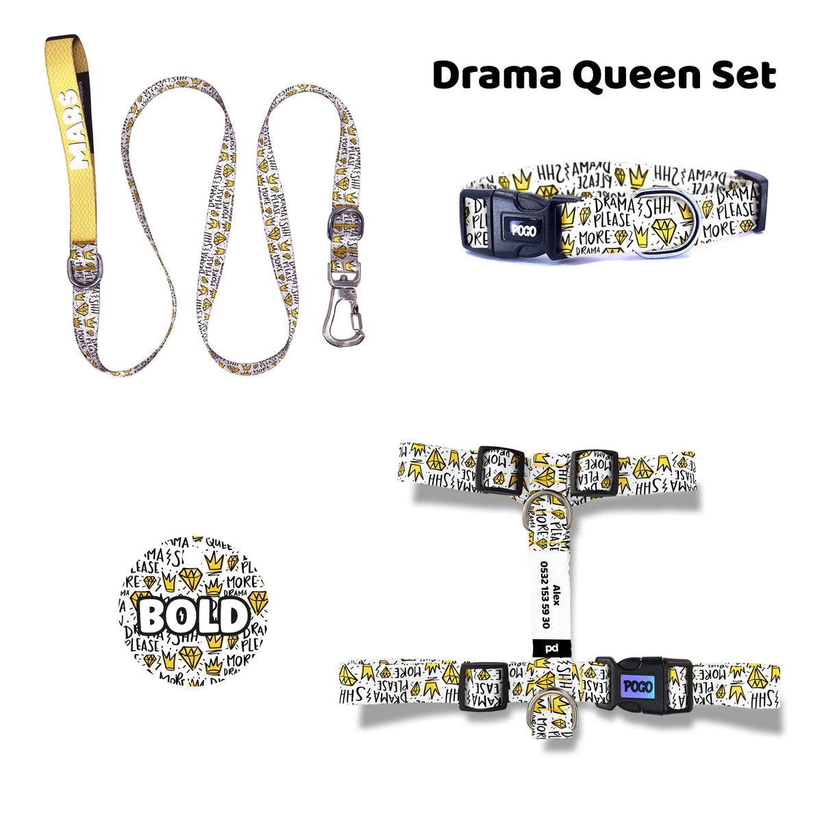 Drama Queen | Tasma ve Künye Seti