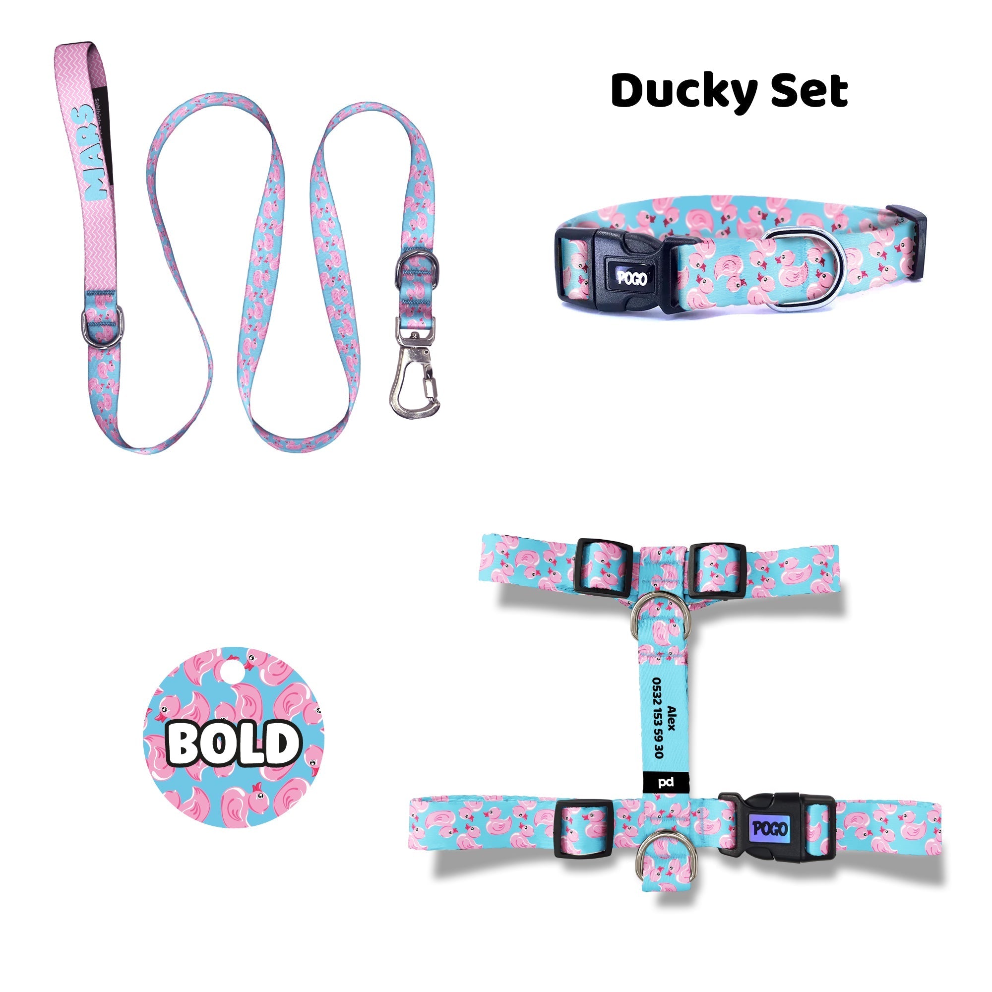 Ducky | Tasma ve Künye Seti