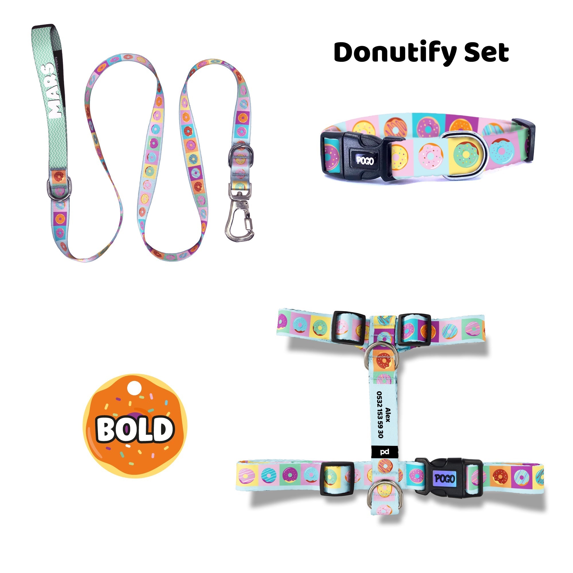 Donutify | Tasma ve Künye Seti