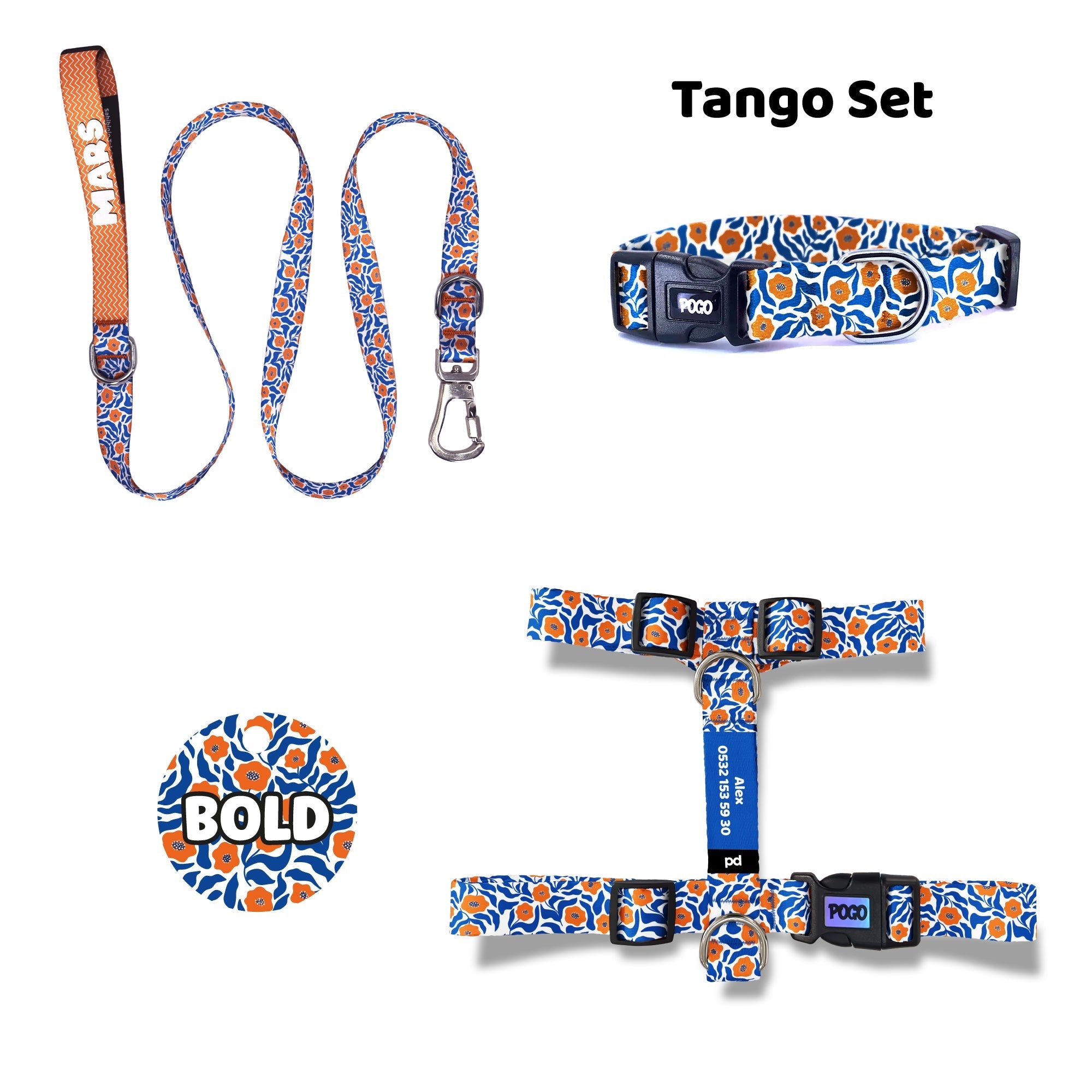 Tango | Dog Collar Set