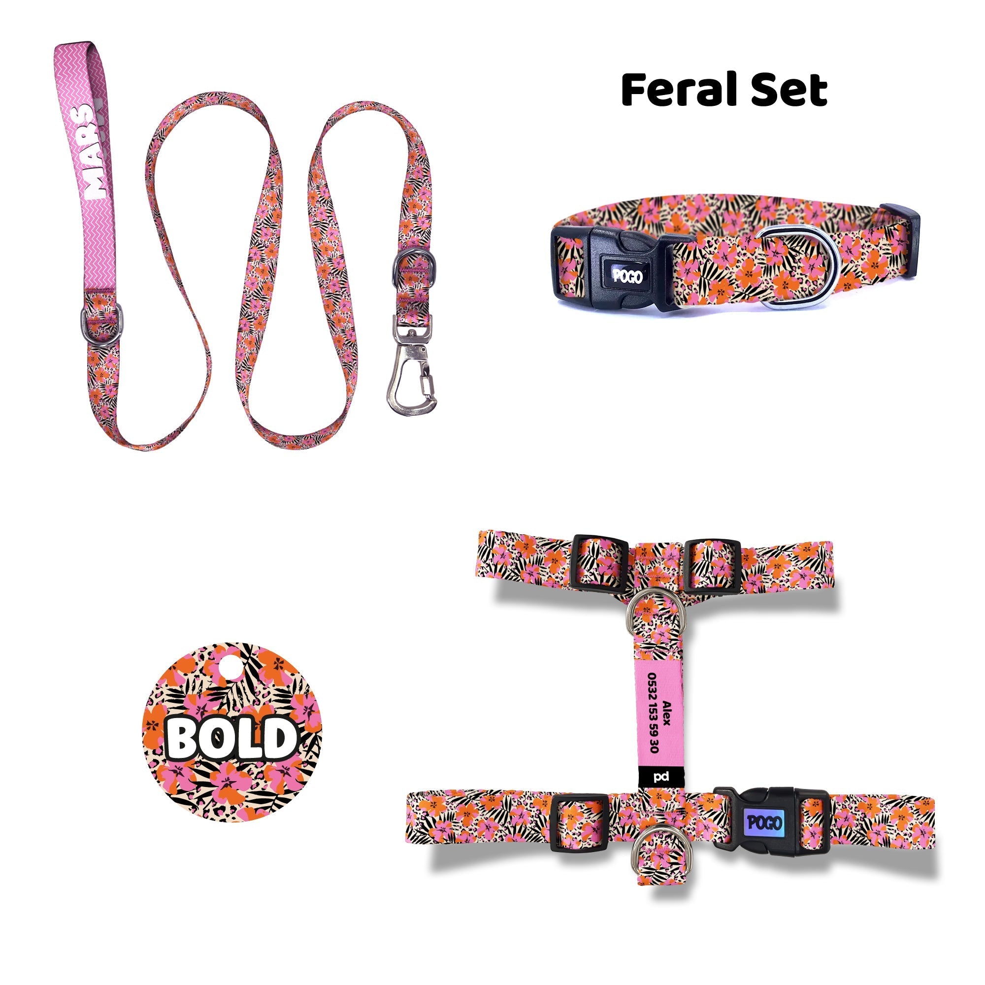 Feral | Tasma ve Künye Seti