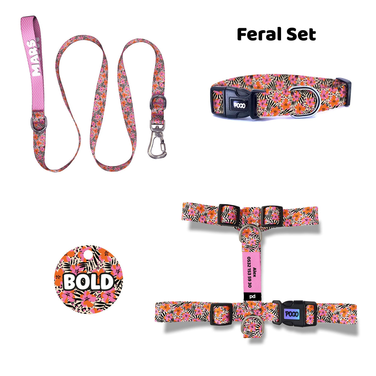 Feral | Tasma ve Künye Seti