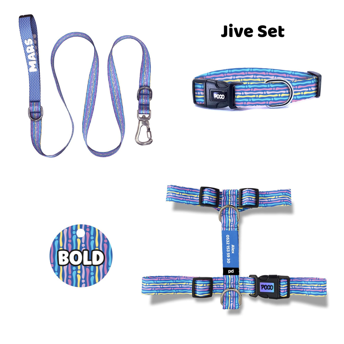 Jive | Tasma ve Künye Seti