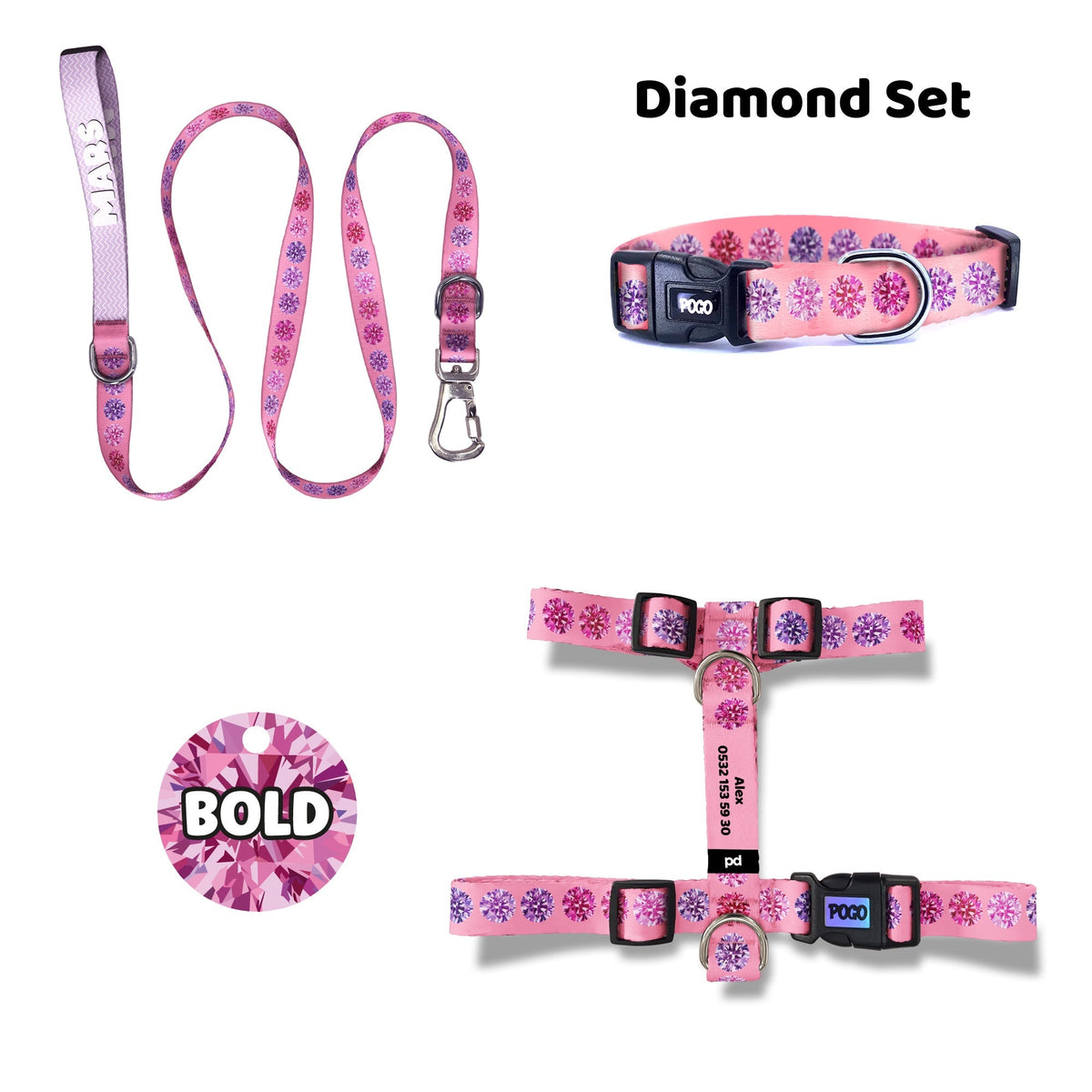 Diamond | Tasma ve Künye Seti