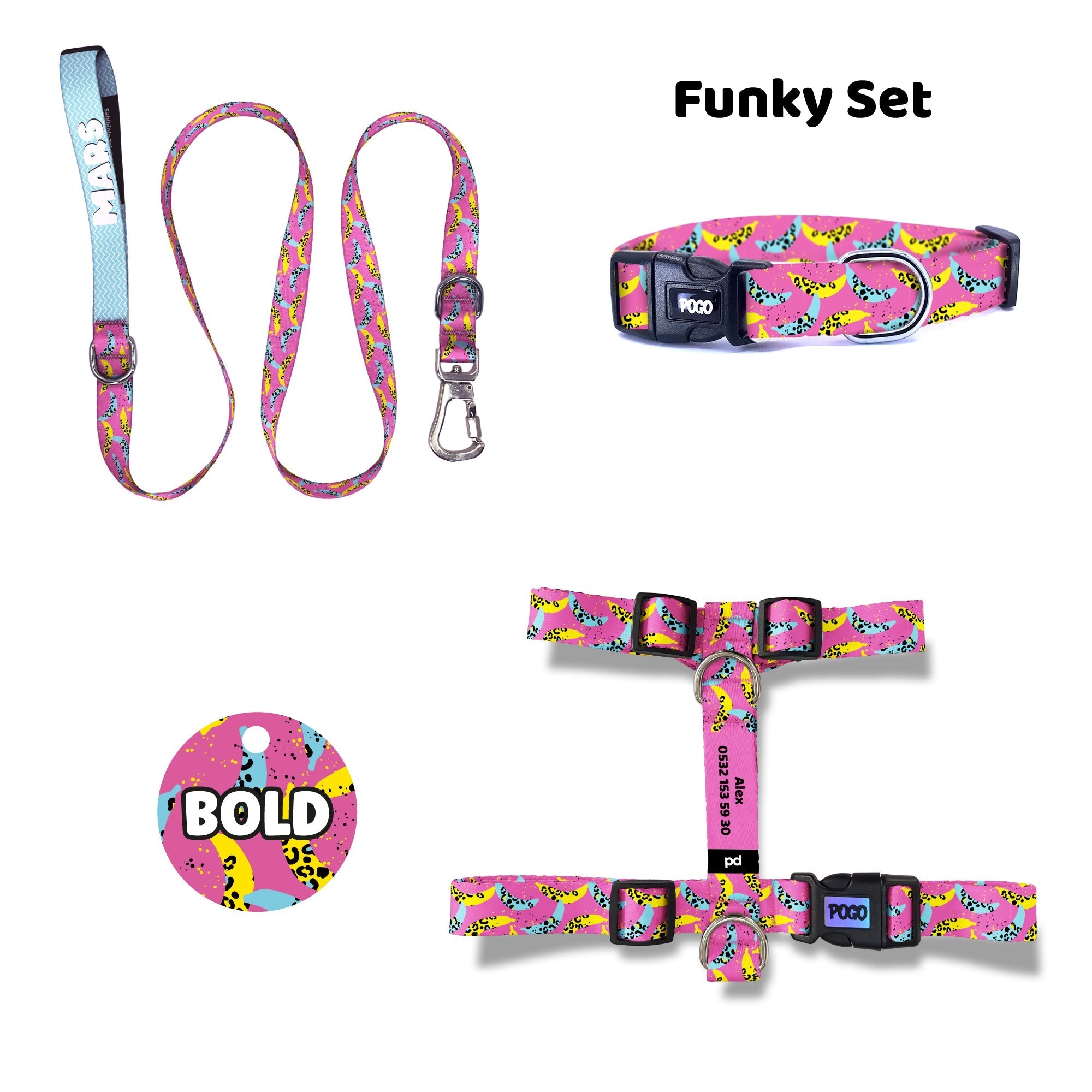 Funky | Dog Collar Set