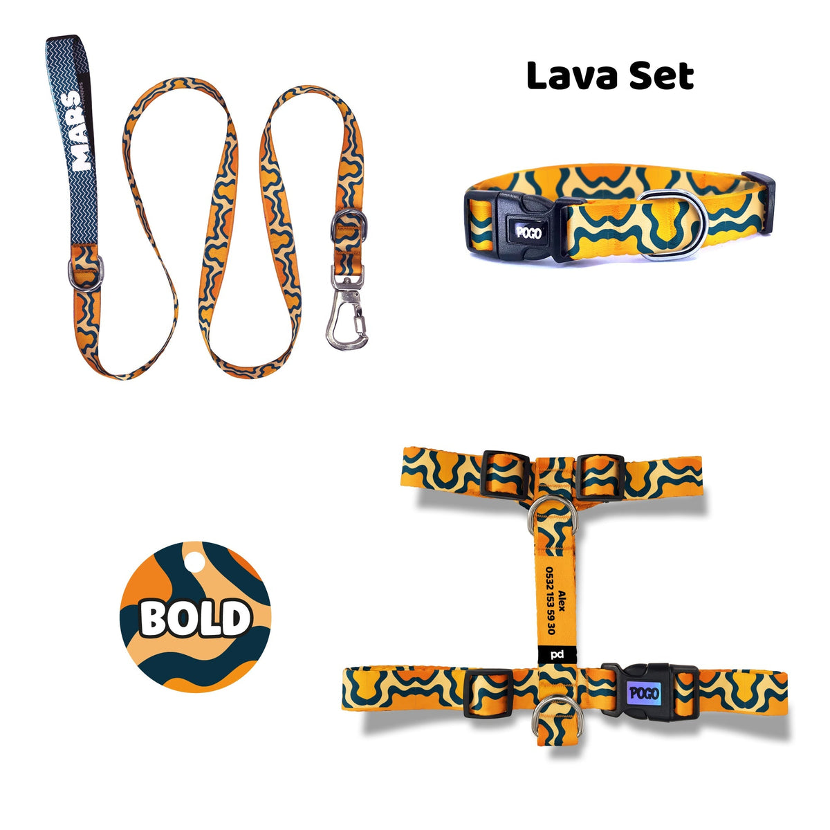 Lava | Tasma ve Künye Seti