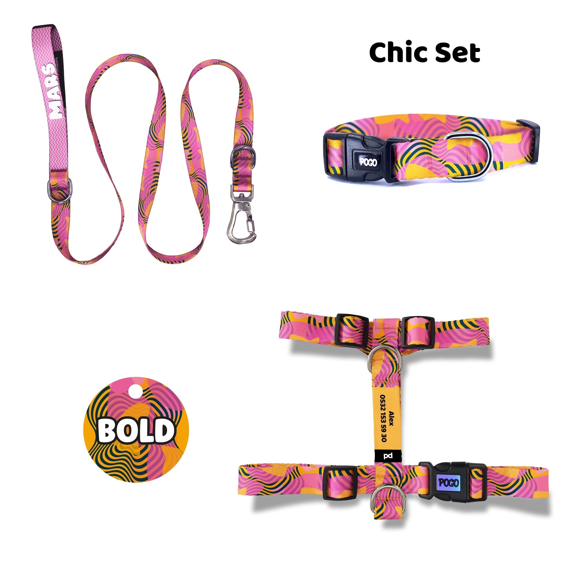 Chic | Dog Collar Set