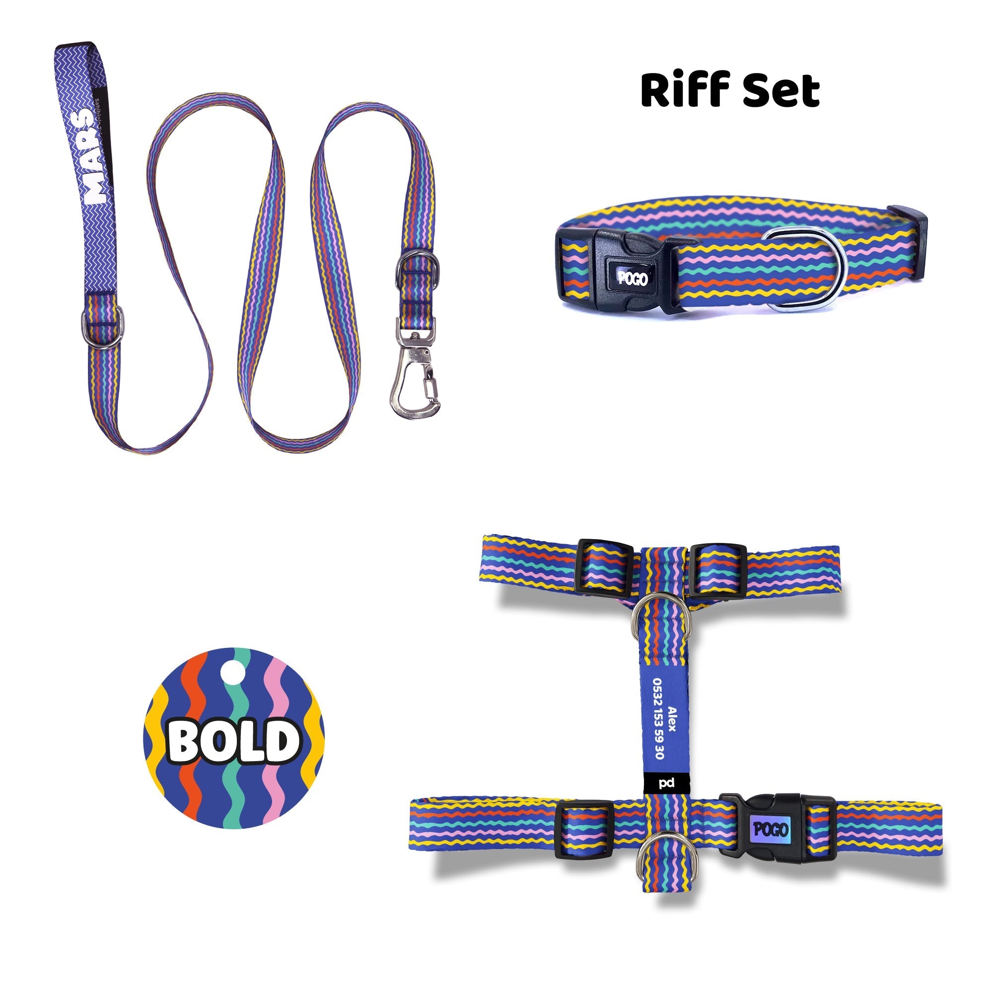 Riff | Dog Collar Set