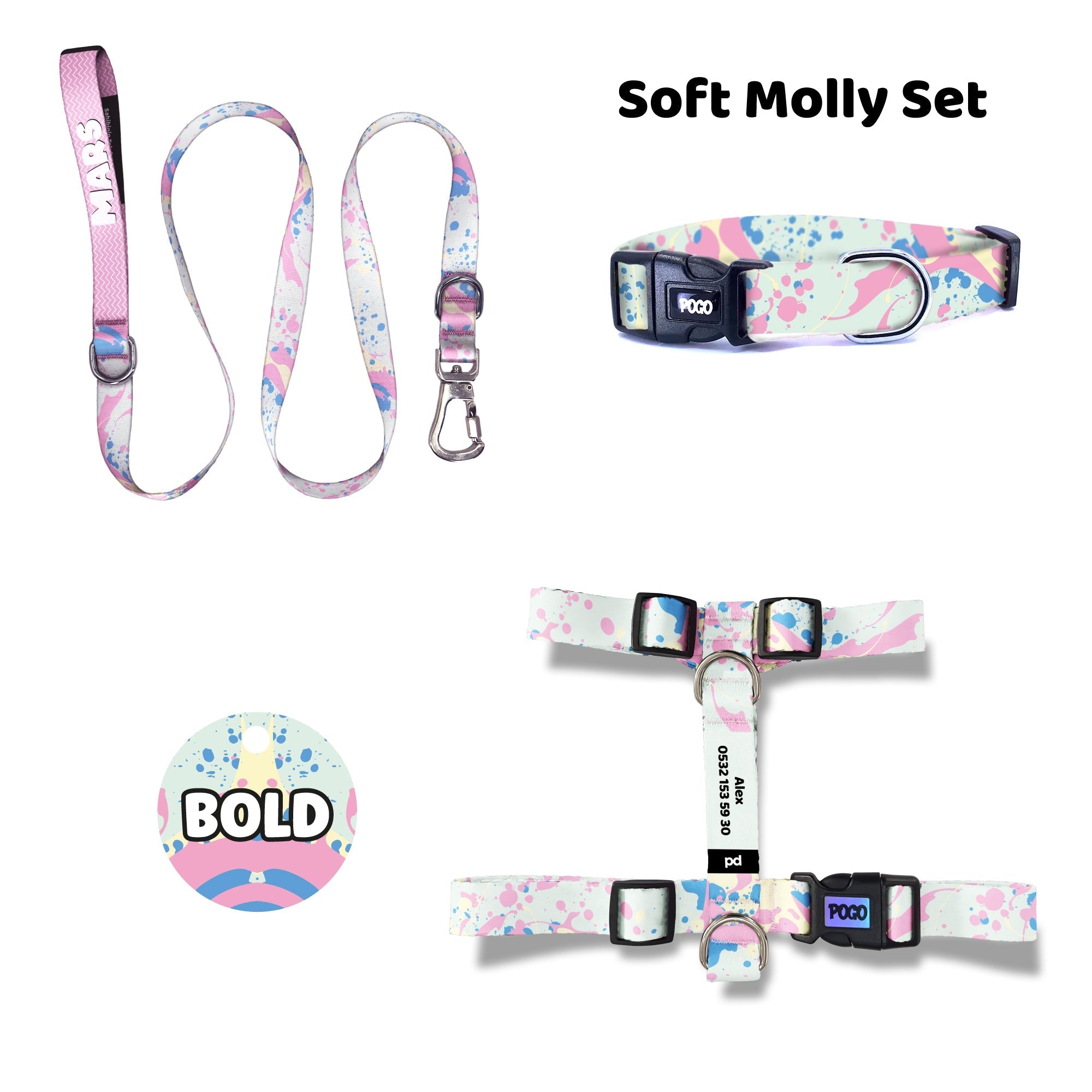 Soft Molly | Dog Collar Set