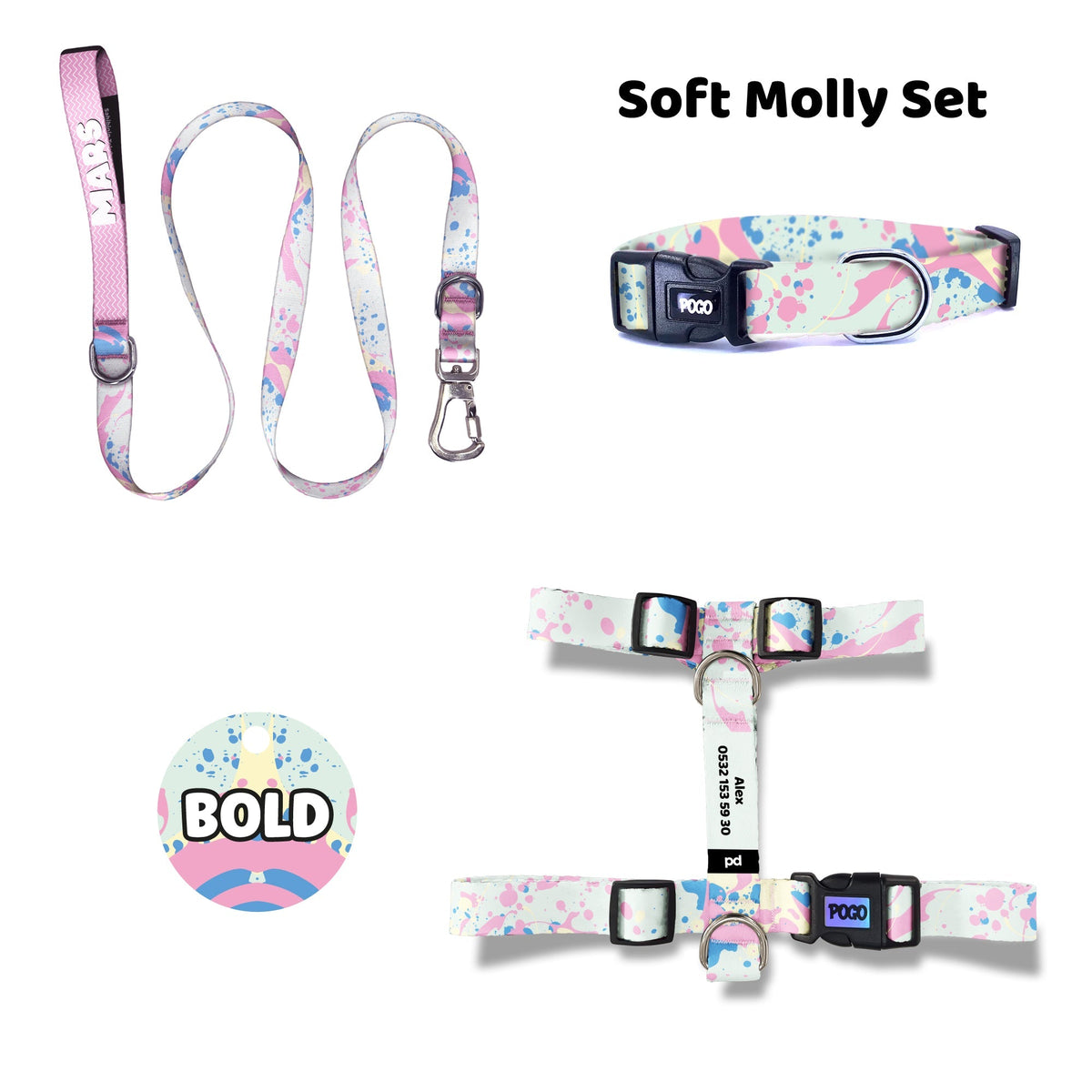 Soft Molly | Dog Collar Set
