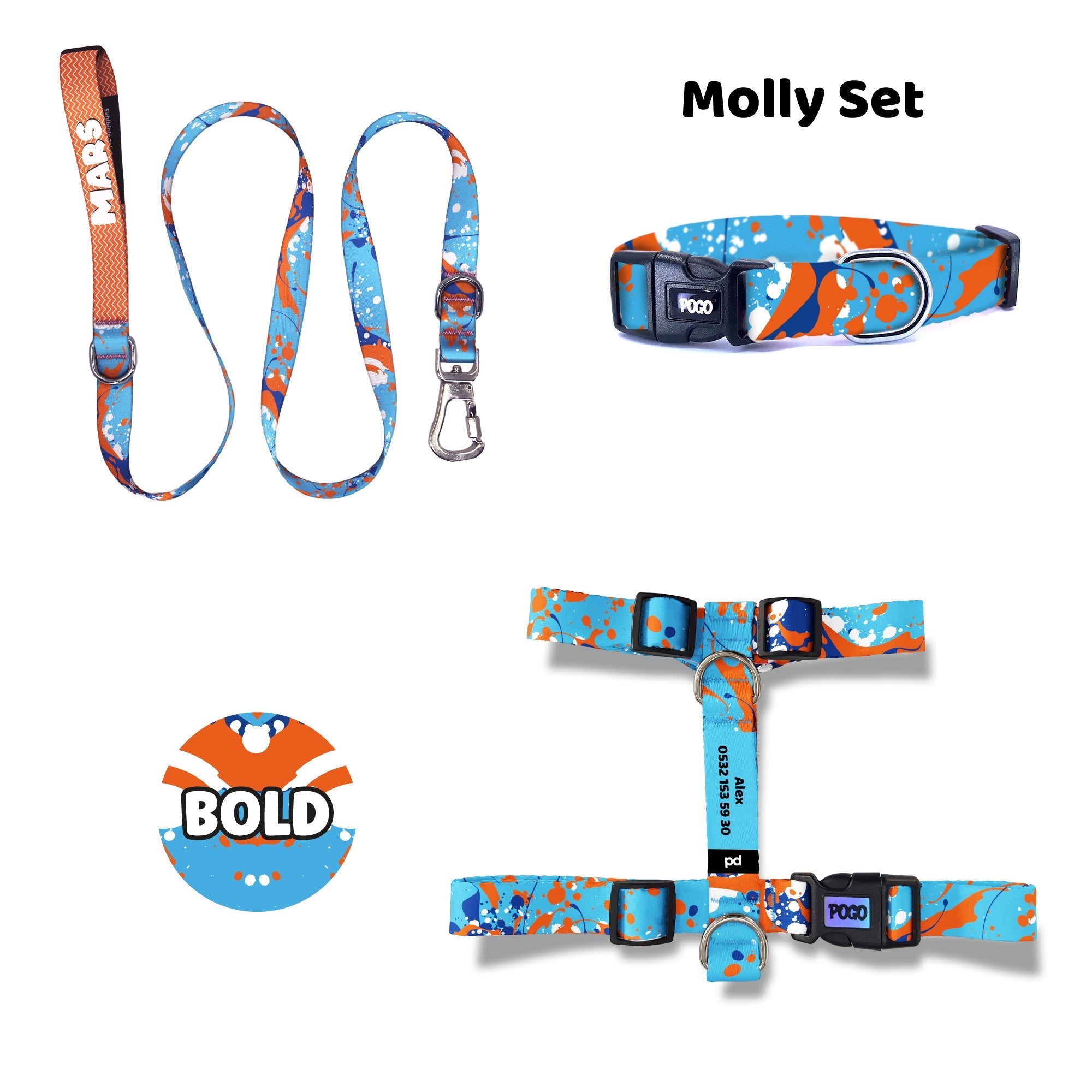 Molly | Dog Collar Set