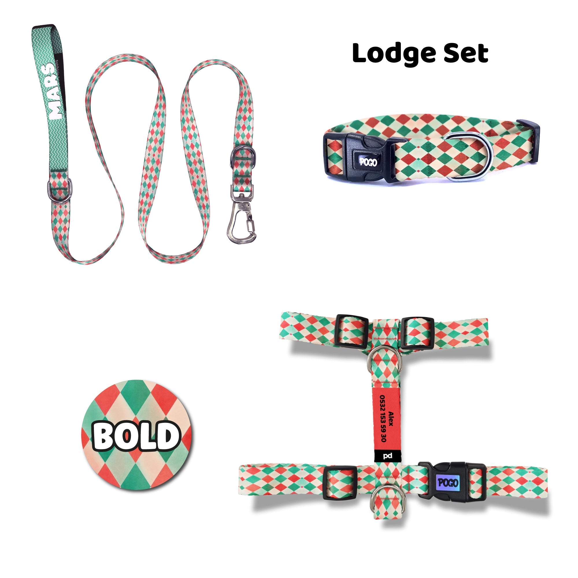 Lodge | Dog Collar Set