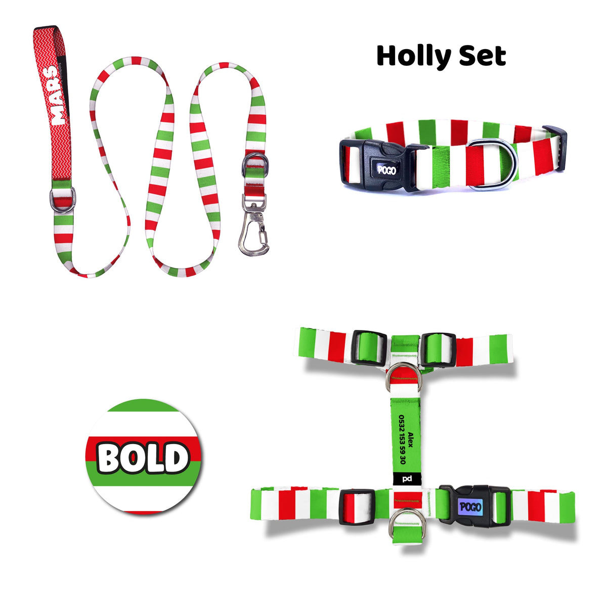 Holly | Dog Collar Set