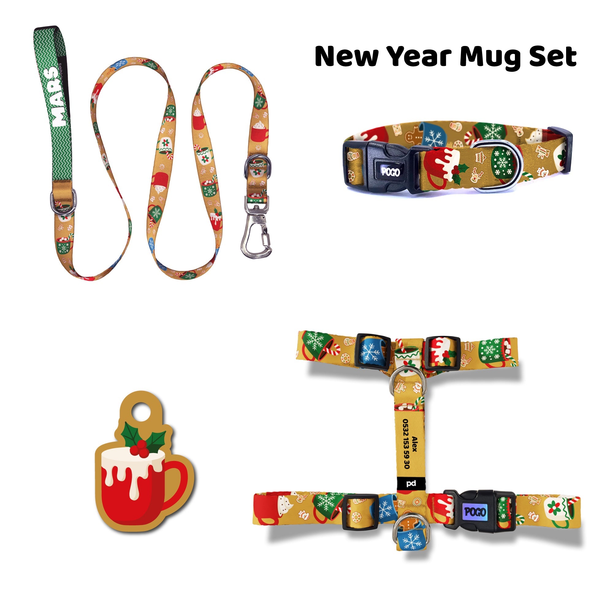 New Year Mug | Dog Collar Set