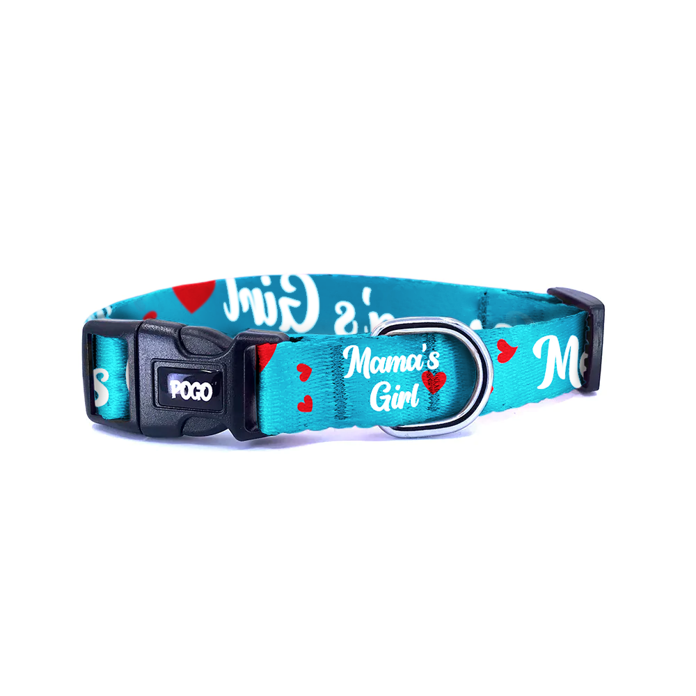 Mamas Girl Blue | Dog Collar