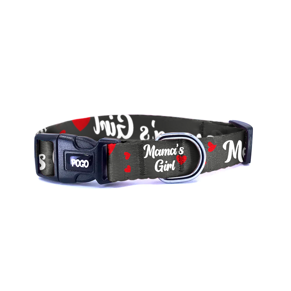 Mamas Girl Gray | Dog Collar
