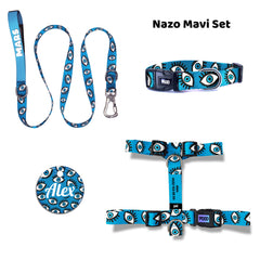 Nazo Blue | Dog Collar Set