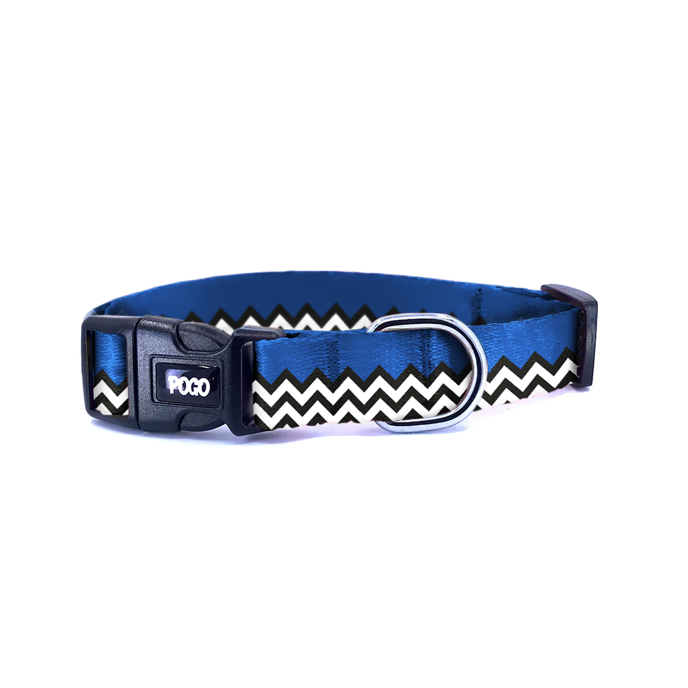 Zig Indigo | Dog Collar