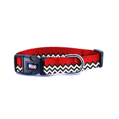 Zig Red | Dog Collar